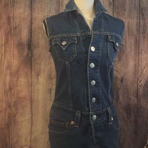 Levi’s Drop Waist Jean Dress Size Small